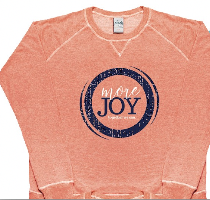 Coral More Joy Sweatshirt